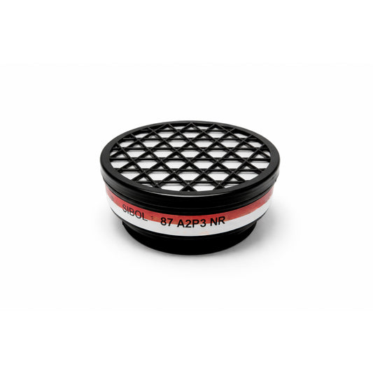 Filtro respirador KIT PINTURA ( FITMASK 87 + 2 FILTROS 87 A2P3) - vista 2 - SIBOL