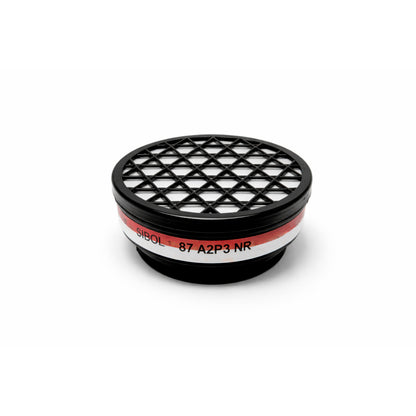 Filtro respirador KIT PINTURA ( FITMASK 87 + 2 FILTROS 87 A2P3) - vista 2 - SIBOL